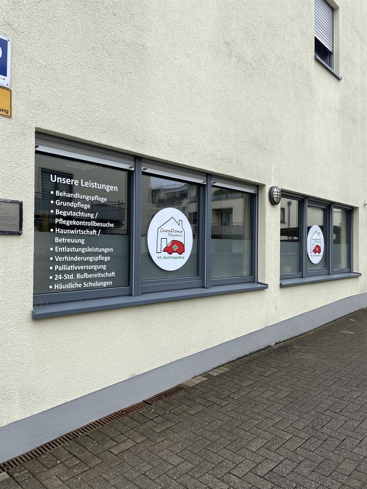 Außenansicht des CuraDomo Pflegeteams in Wipperfürth